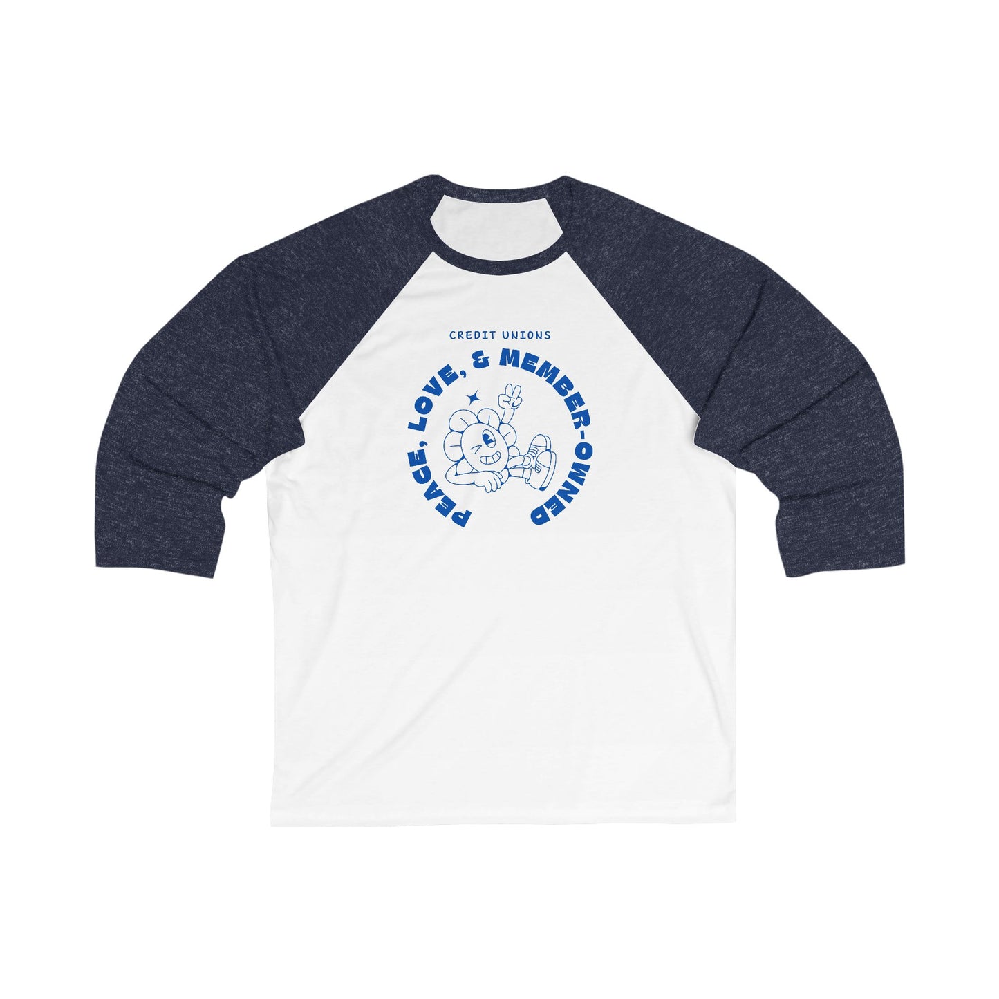 Retro Baseball Tee - Credit Union Movement