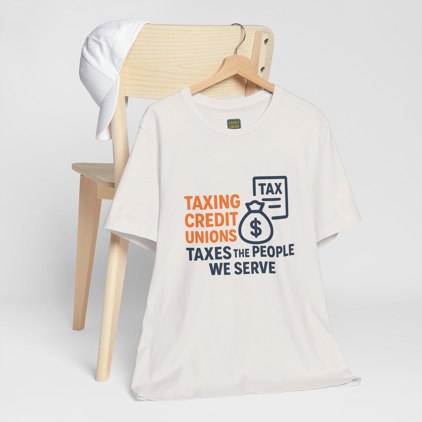 Taxation Awareness Unisex Tee - "Taxing Credit Unions" Graphic Shirt