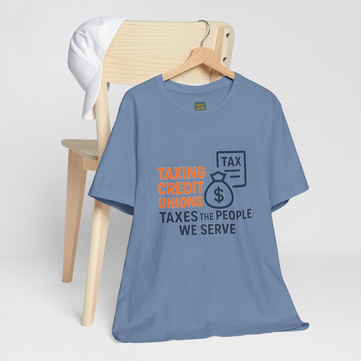 Taxation Awareness Unisex Tee - "Taxing Credit Unions" Graphic Shirt