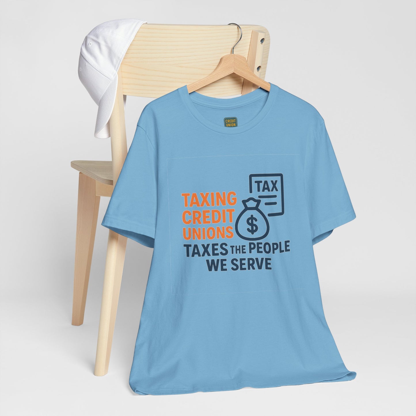 Taxation Awareness Unisex Tee - "Taxing Credit Unions" Graphic Shirt