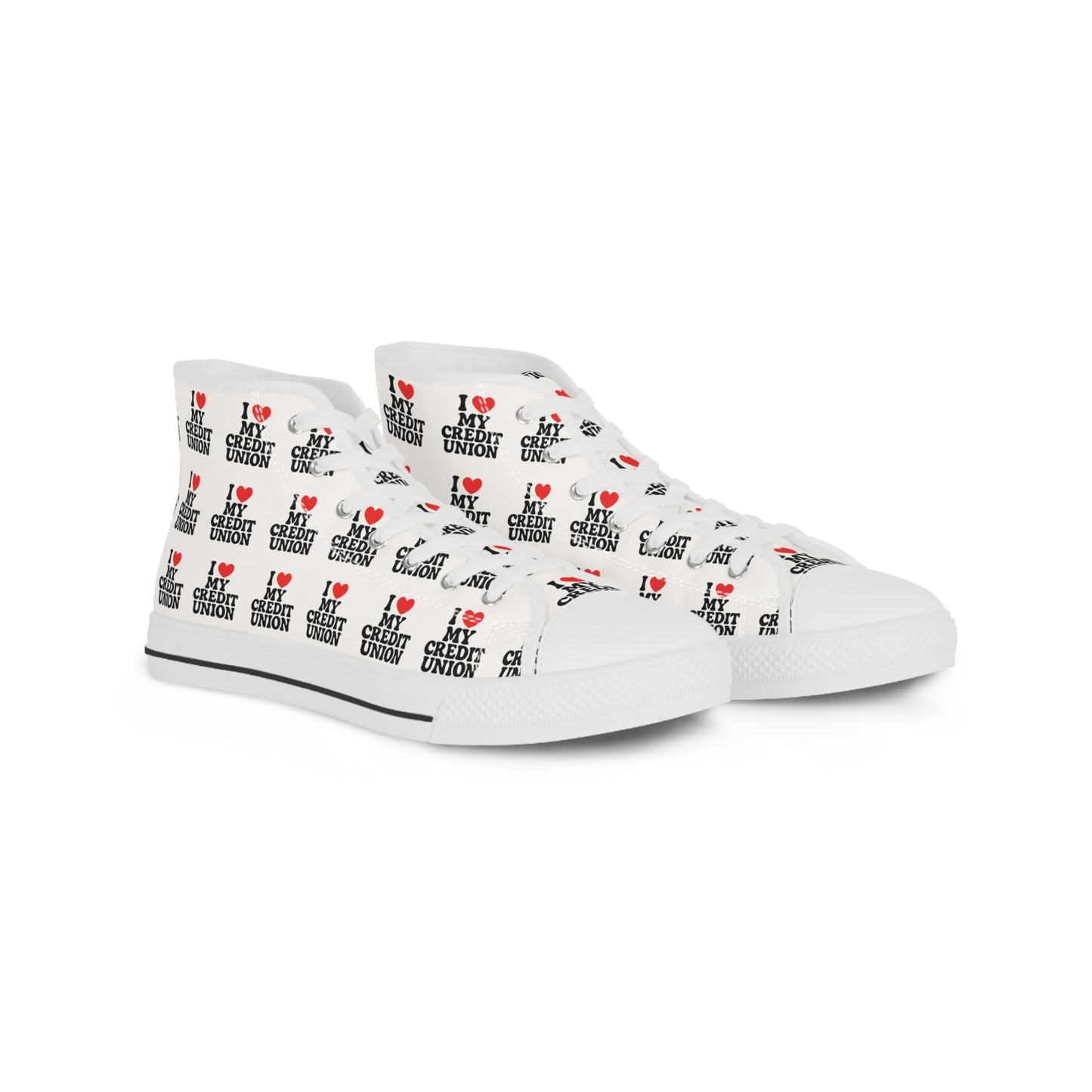 I love My Credit Union: High Top Sneakers - Men's