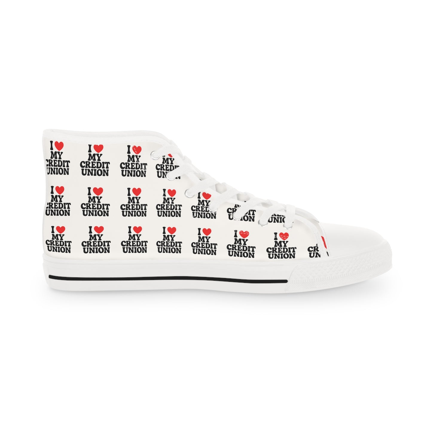 I love My Credit Union: High Top Sneakers - Men's