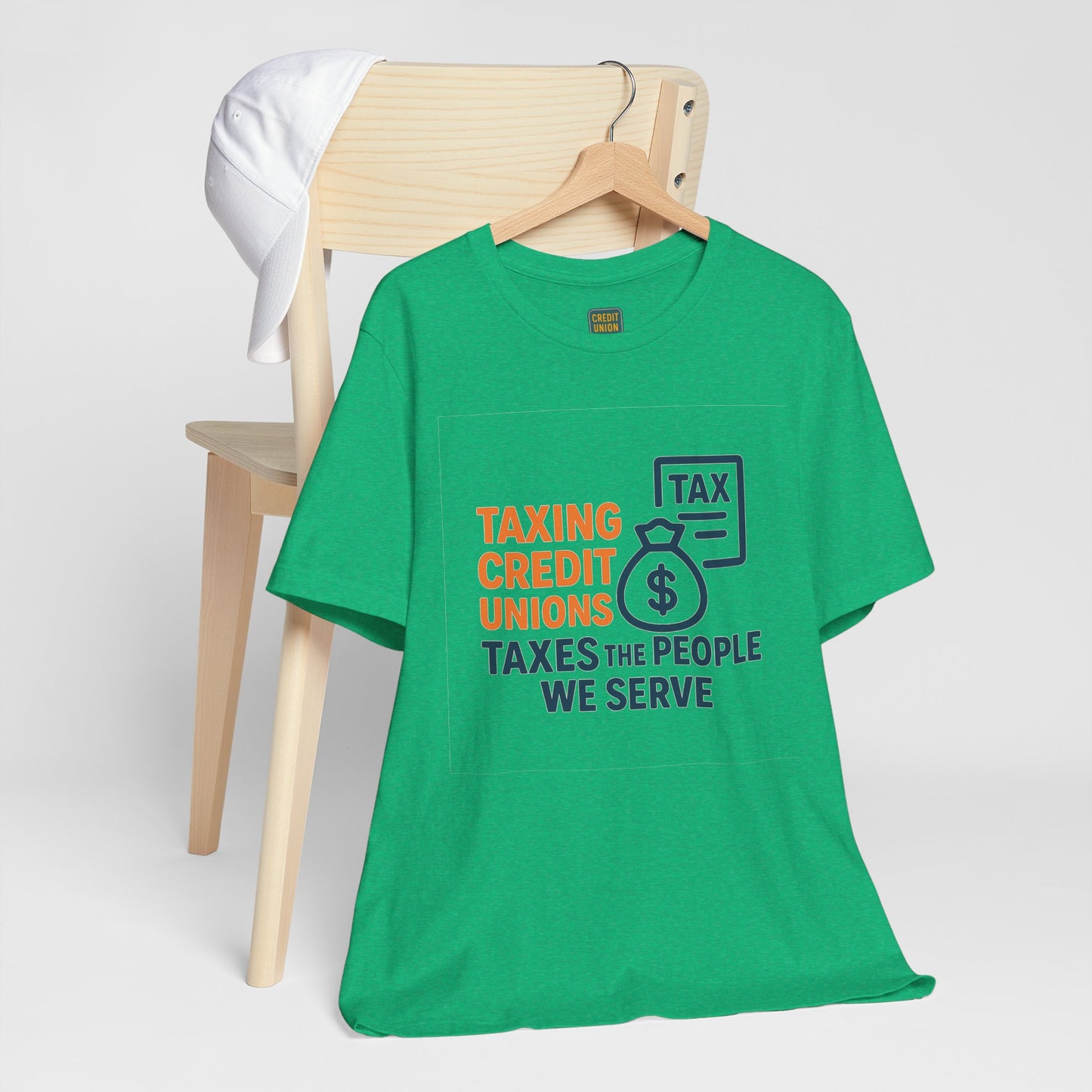 Taxation Awareness Unisex Tee - "Taxing Credit Unions" Graphic Shirt