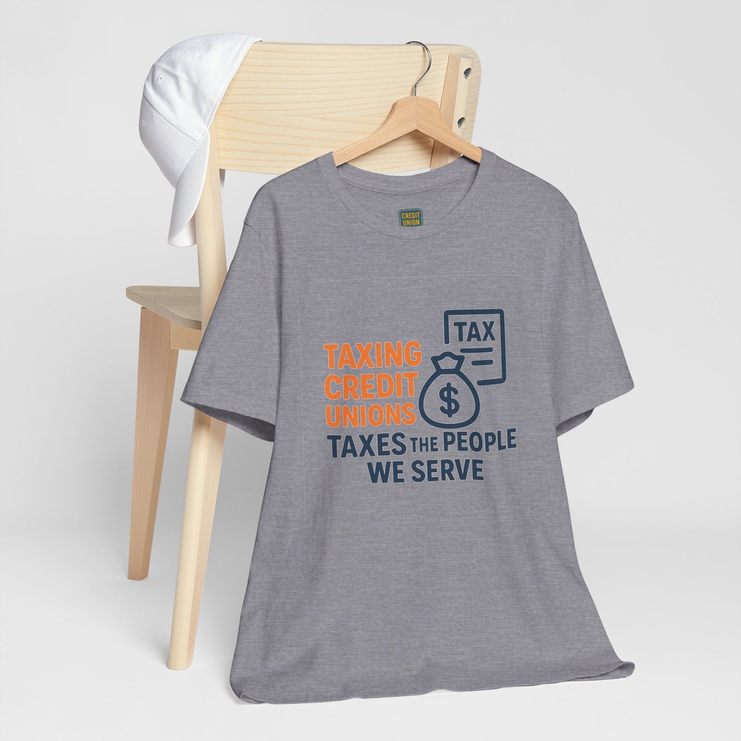 Taxation Awareness Unisex Tee - "Taxing Credit Unions" Graphic Shirt