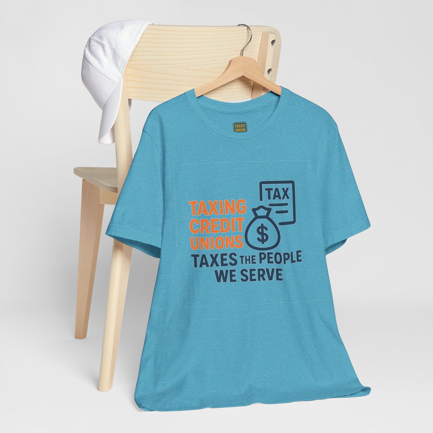 Taxation Awareness Unisex Tee - "Taxing Credit Unions" Graphic Shirt