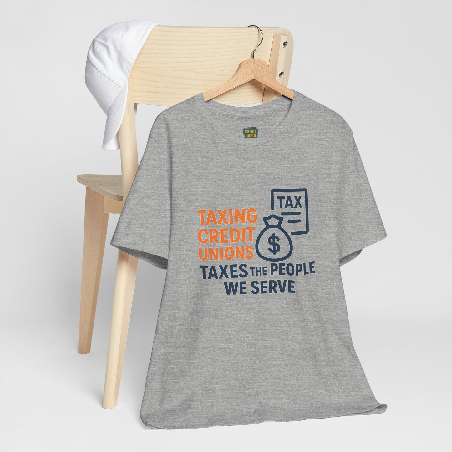 Taxation Awareness Unisex Tee - "Taxing Credit Unions" Graphic Shirt