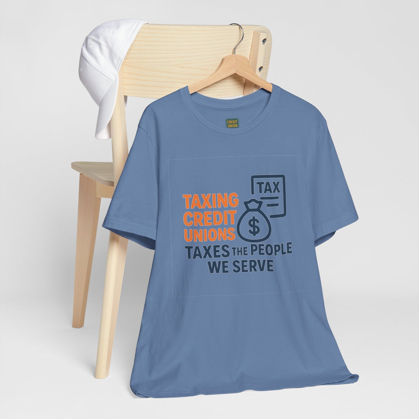 Taxation Awareness Unisex Tee - "Taxing Credit Unions" Graphic Shirt