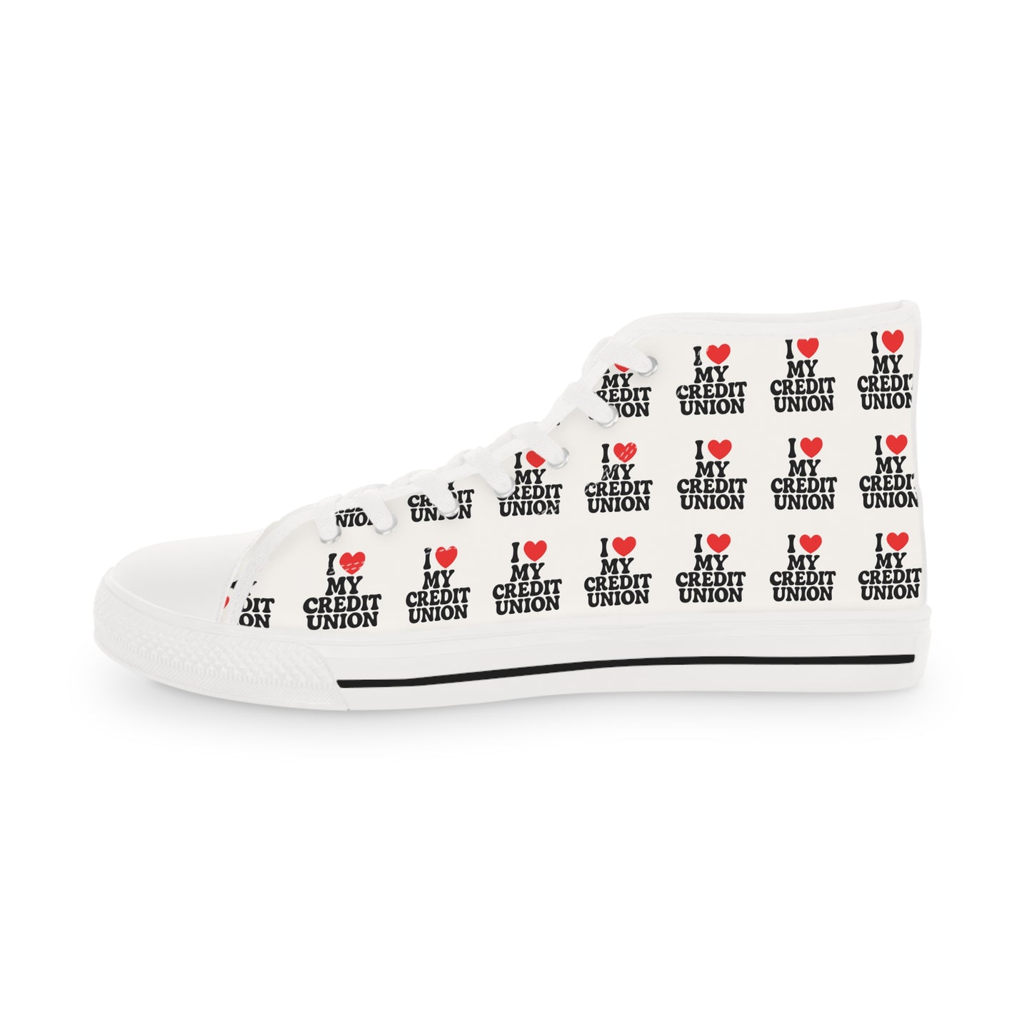 I love My Credit Union: High Top Sneakers - Men's