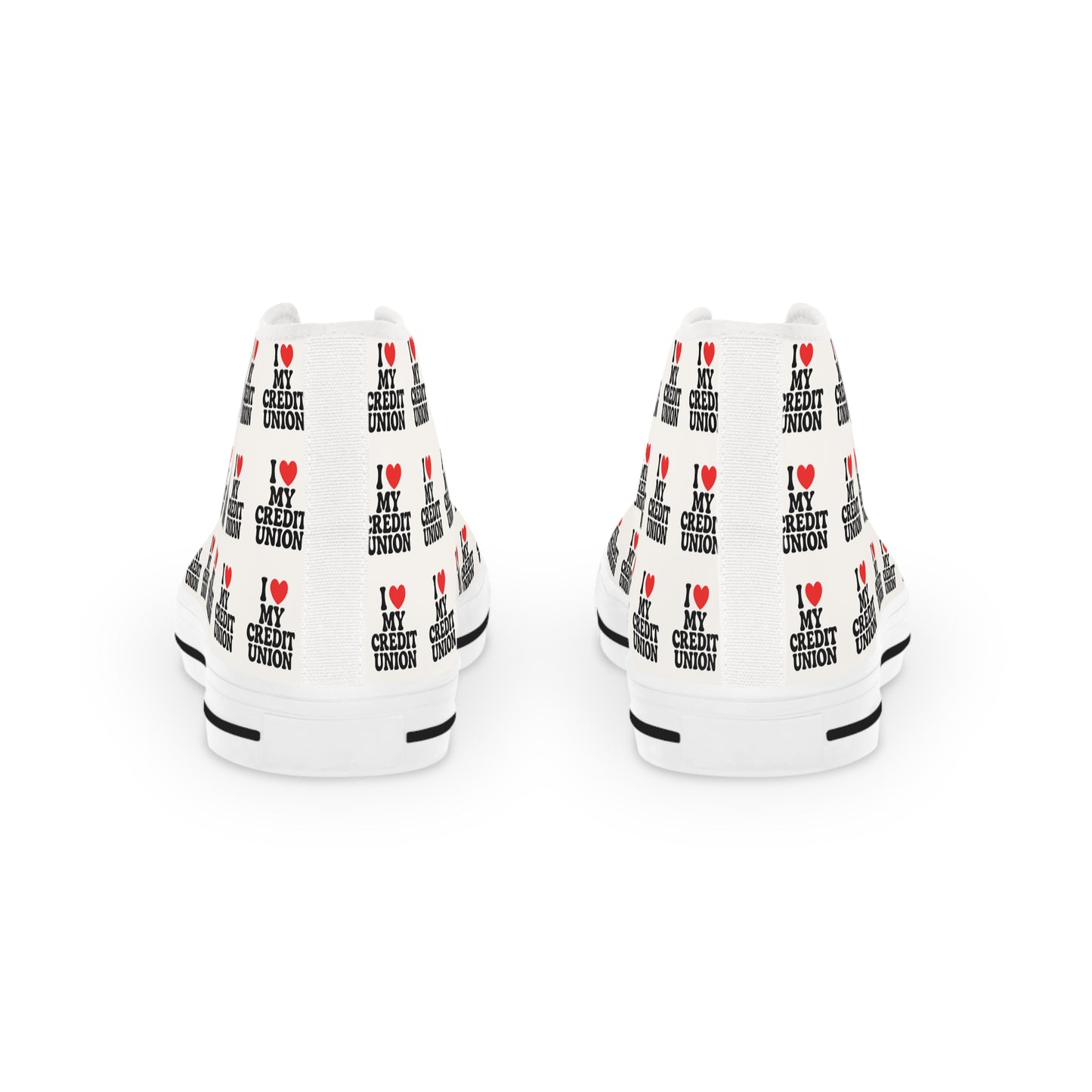 I love My Credit Union: High Top Sneakers - Men's