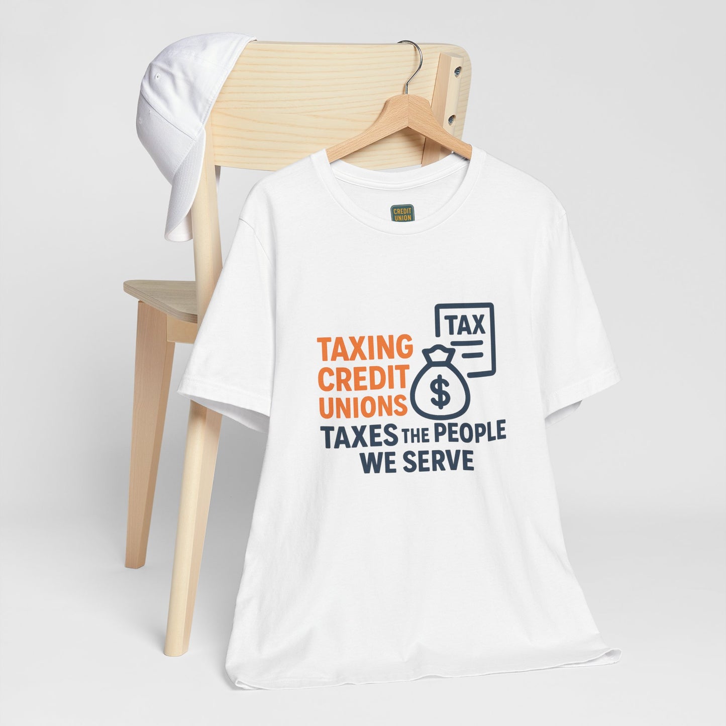 Taxation Awareness Unisex Tee - "Taxing Credit Unions" Graphic Shirt
