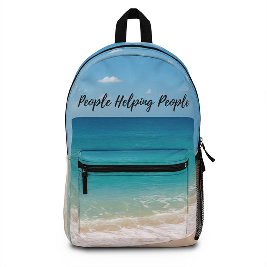 Backpack - Beach Inspired 'People Helping People' for Credit Union Fans