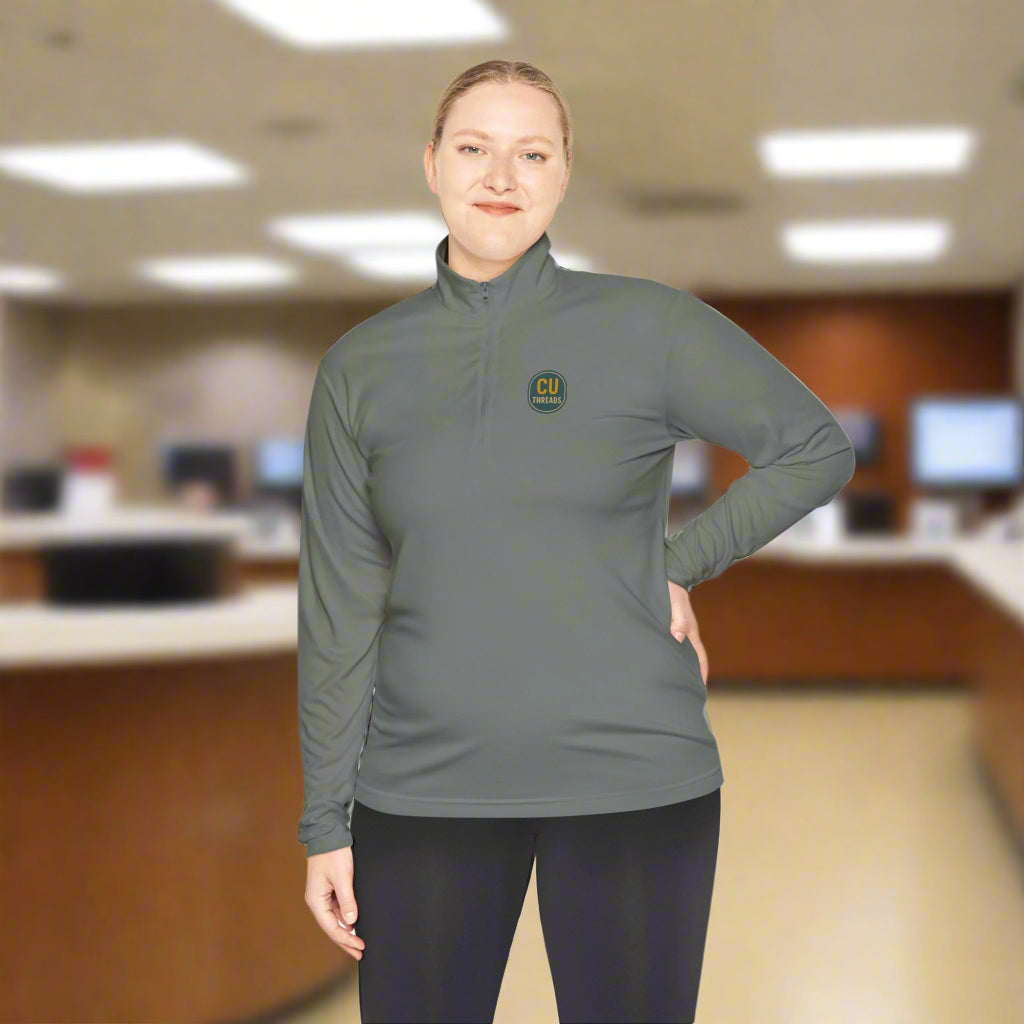 Quarter-Zip Pullover - Fun Credit Union Wear for Socializing and Golfing