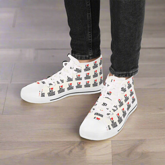 I love My Credit Union: High Top Sneakers - Men's